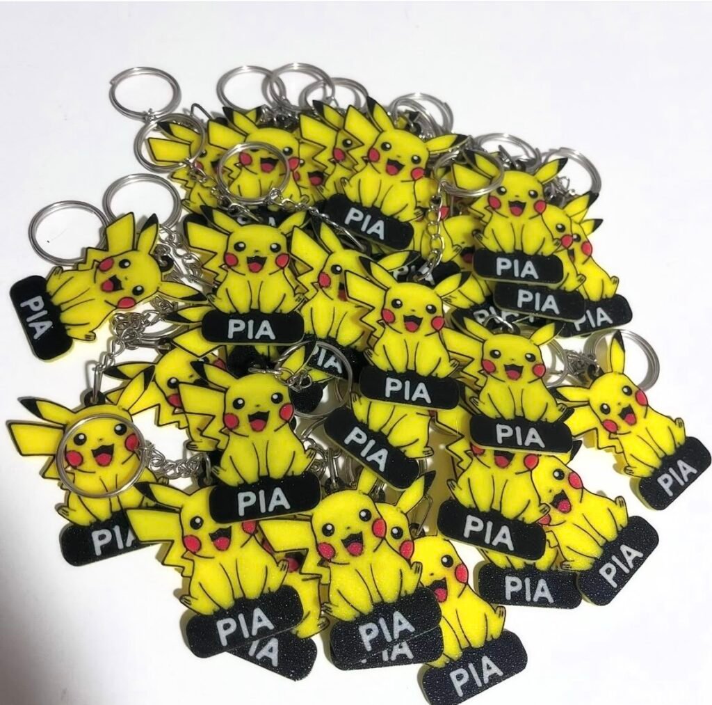 Llaveros personalizados impresos en 3D