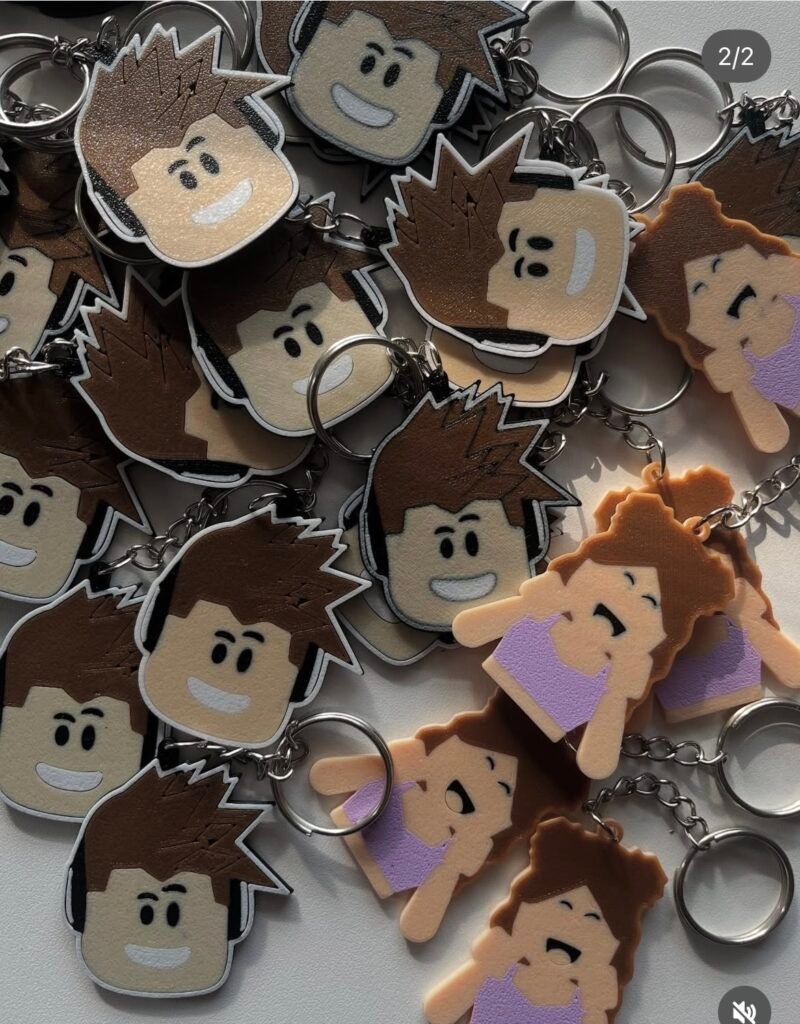 Llaveros personalizados impresos en 3D