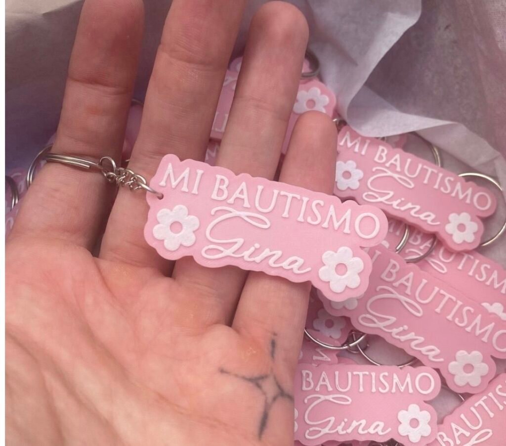 Llaveros personalizados impresos en 3D