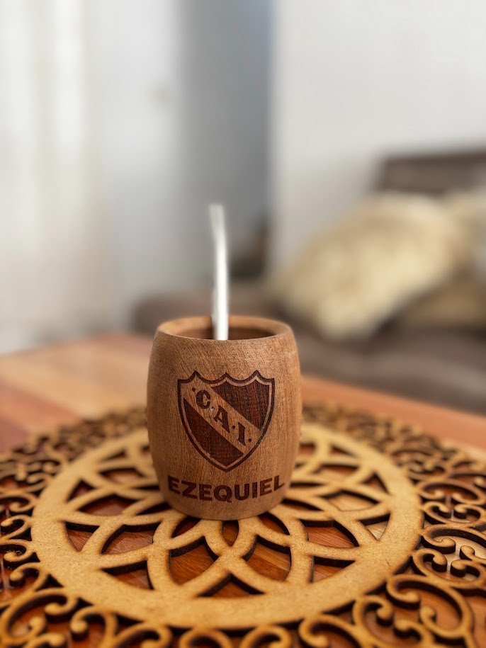 Mate con bombilla + grabado personalizado