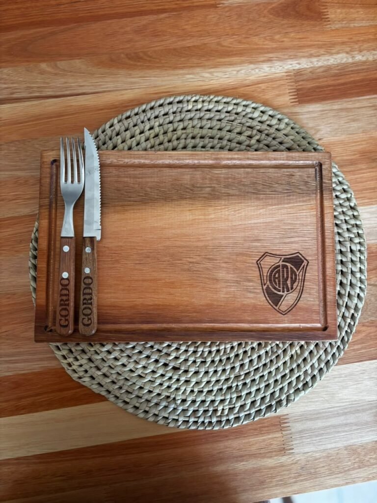 Juego de cuchillo mango fino + tenedor