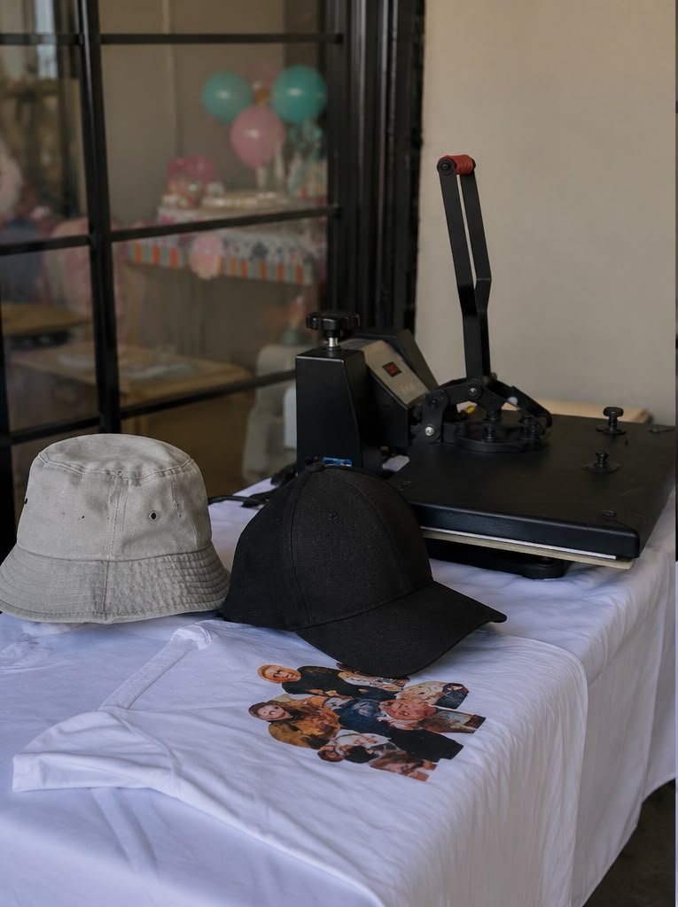 Pack 30 gorras + Servicio de estampado en vivo